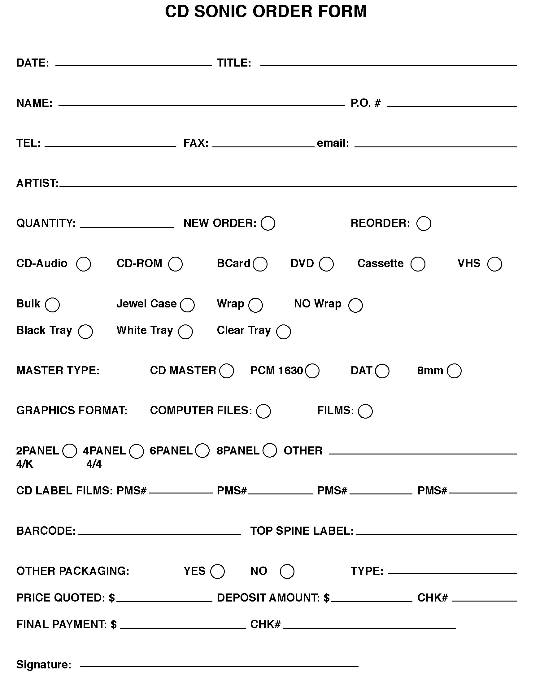 Graphic Design Order Form Template from www.cdsonic.com